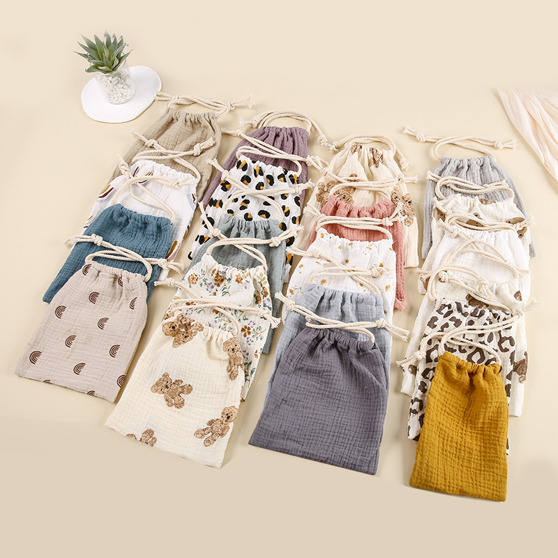 Baby Puree Pouch - Borsa per pannolini con stringhe borsa