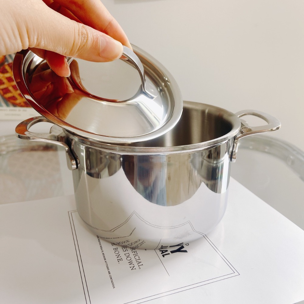 Baby Food Oil - Mini Pentola per Latte in Acciaio
