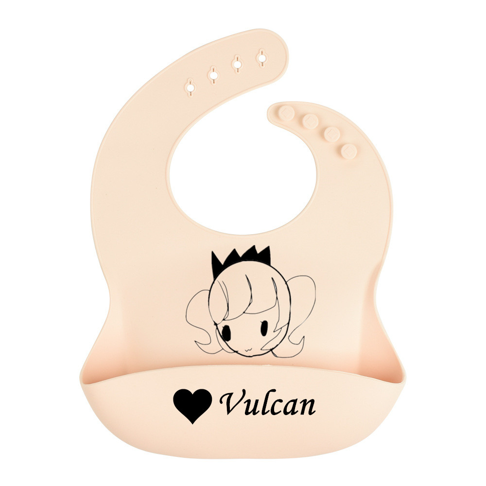 Baby Food Name - Personalizzato qualsiasi nome bavaglini in Silicone