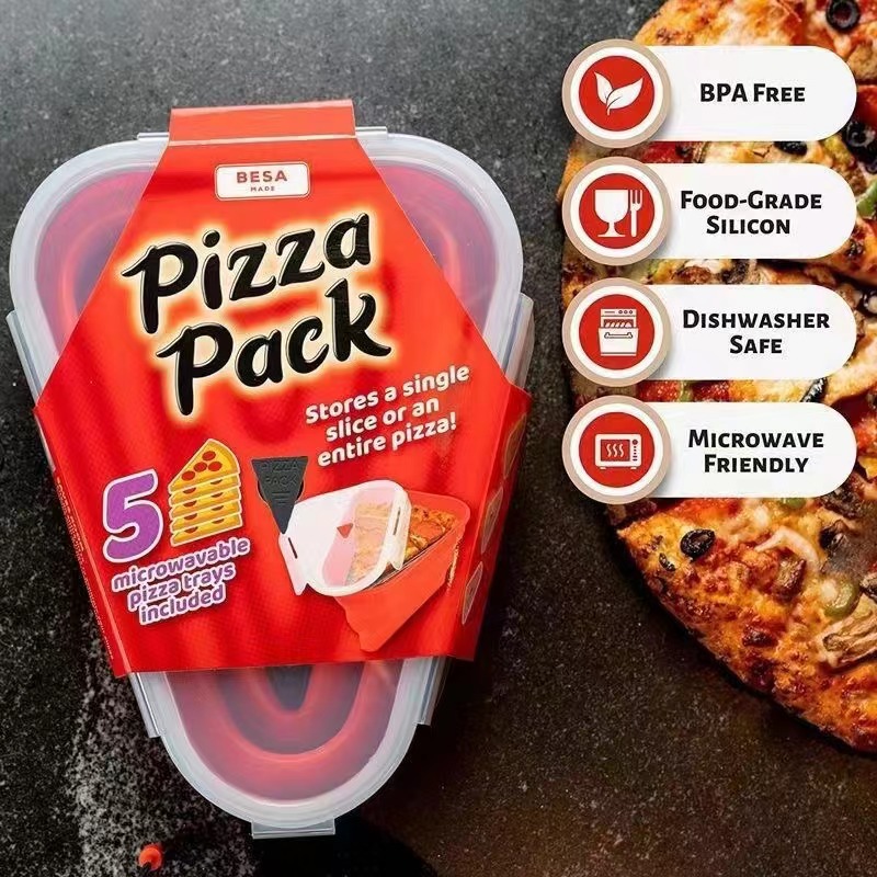Baby Food Intake - Scatola per pizza pieghevole in silicone