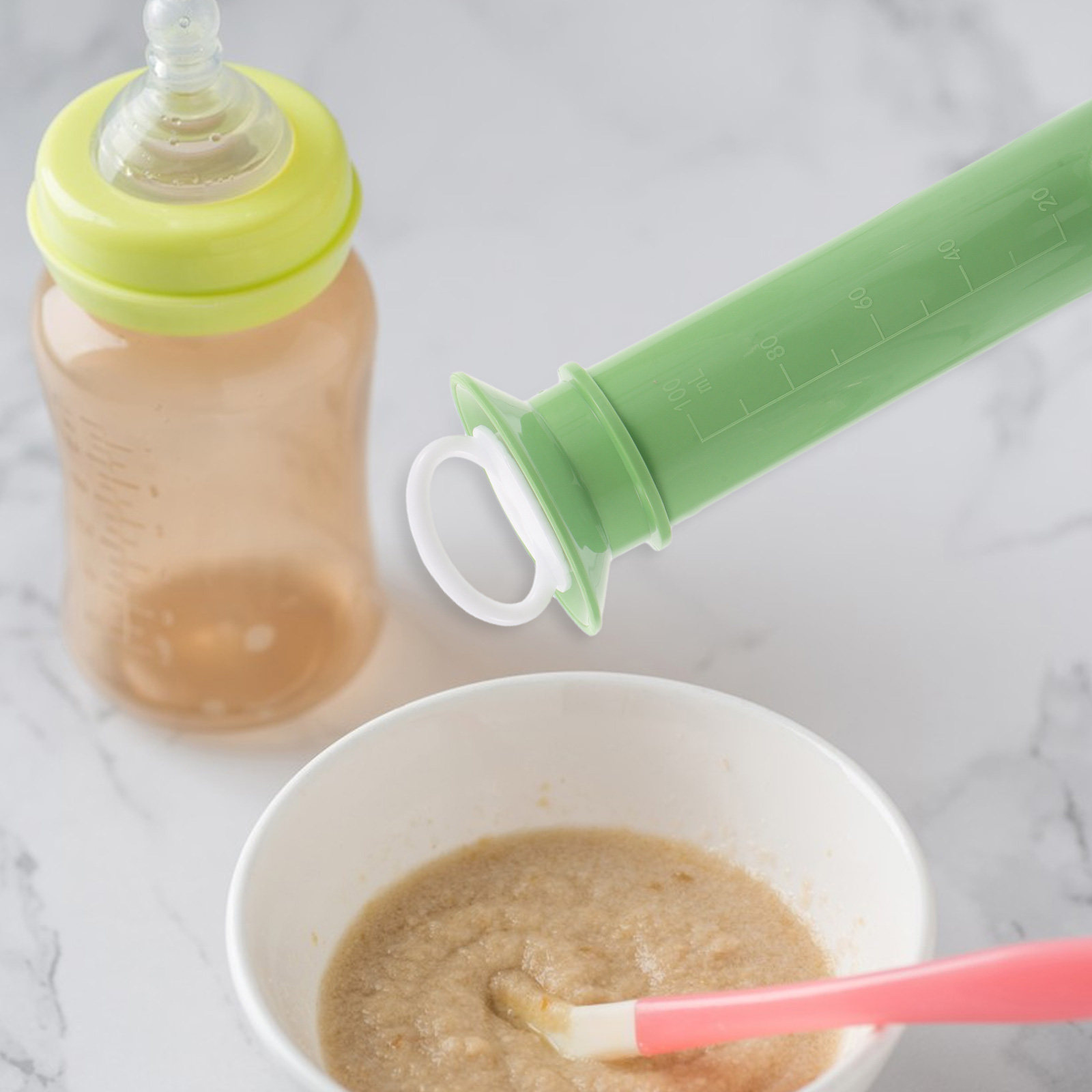 Baby Puree Pouch - Dosatore per Alimenti per Neonati, Compatto,