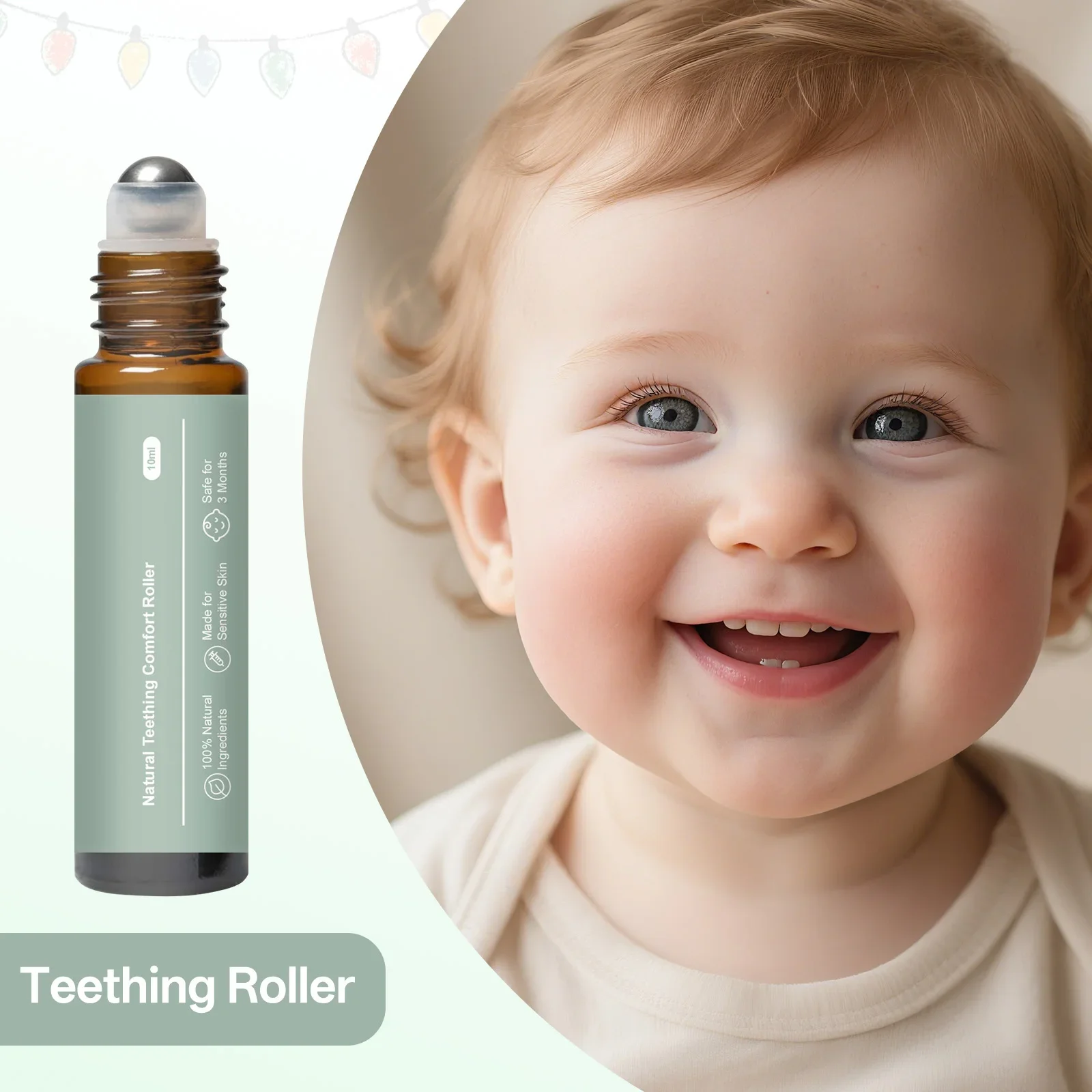 Baby Food Oil - Roll-on per Dentizione Neonati con Olio