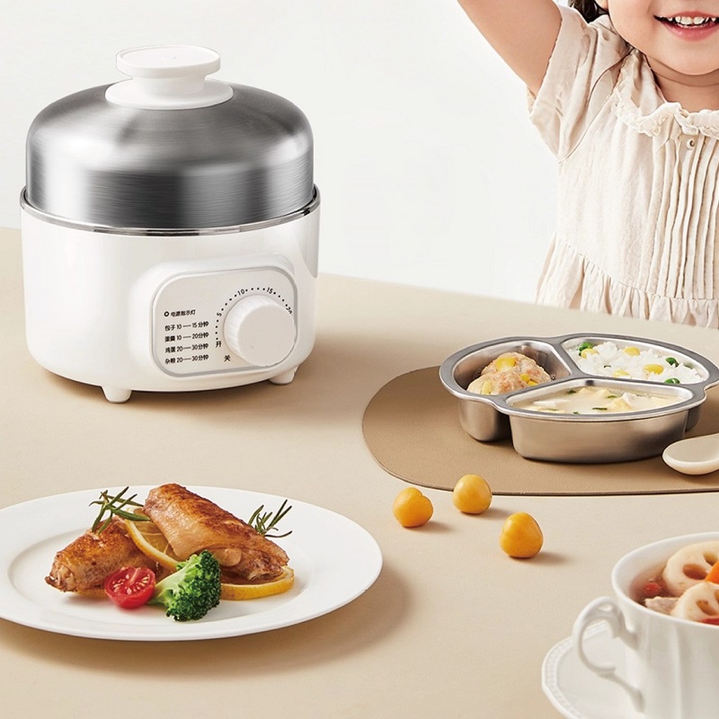 Baby Food Steamer - Cuociuova Multifunzione 400W, Macchina per Colazione