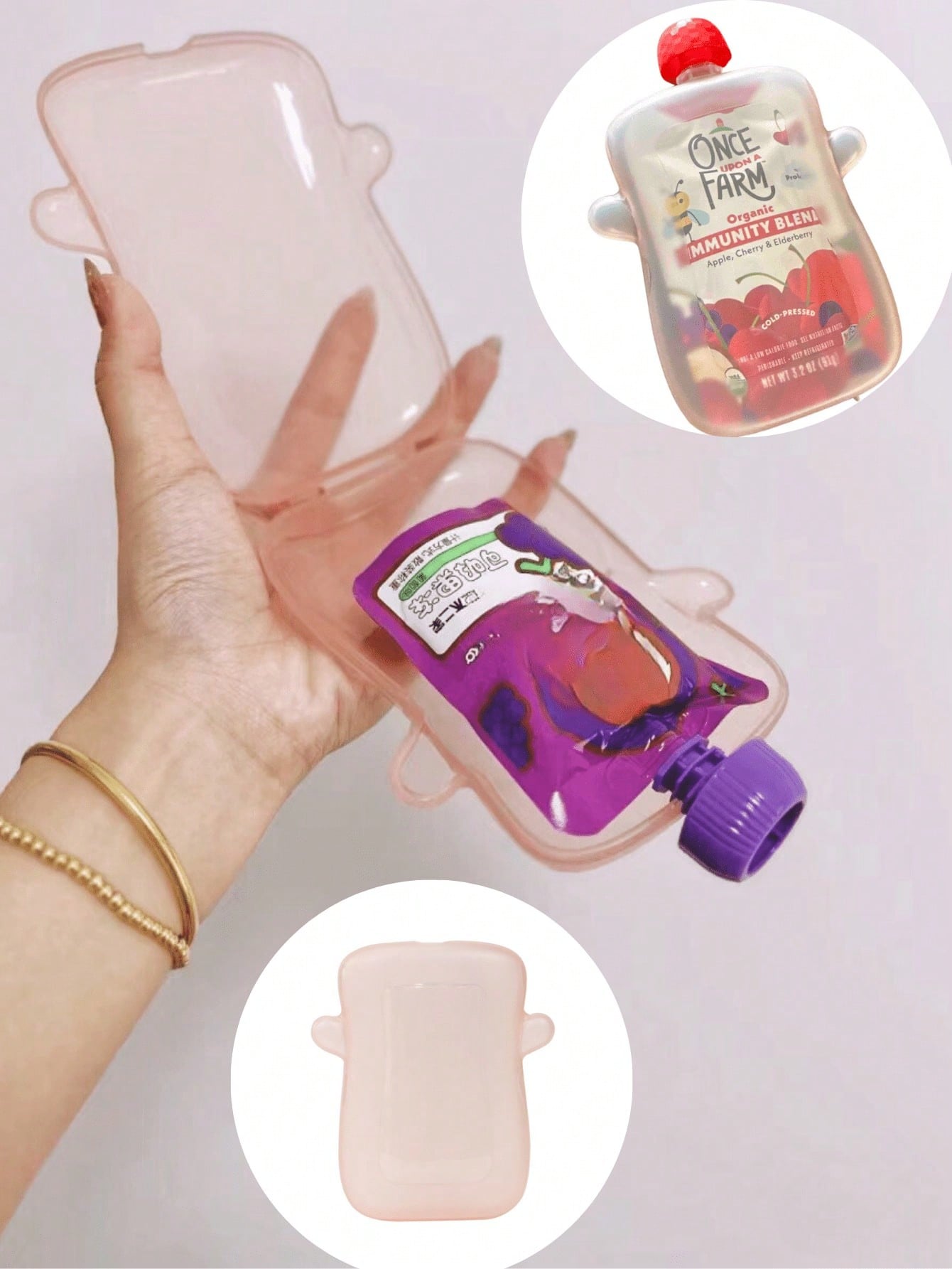 Baby Puree Pouch - Contenitore Anti-Pressione per Purea di Frutta