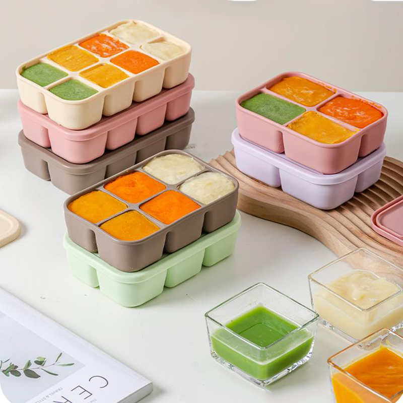 Baby Food Intake - Contenitore per alimenti complementare in silicone