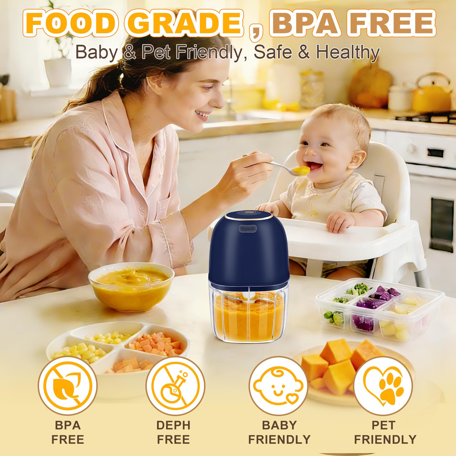 Tritatutto Elettrico per Aglio - Baby Food With Meat recensione e prezzo