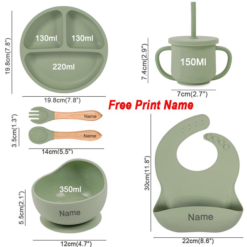 6 pezzi set di alimentazione p - Baby Food Name recensione e prezzo