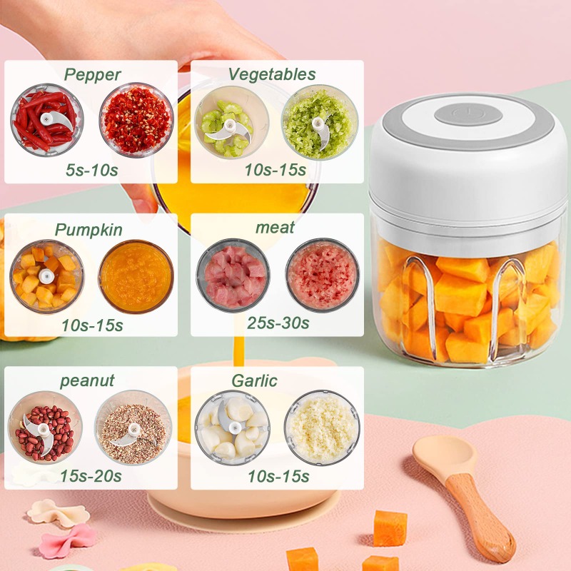 Tritatutto Elettrico per Aglio - Baby Food With Meat recensione e prezzo