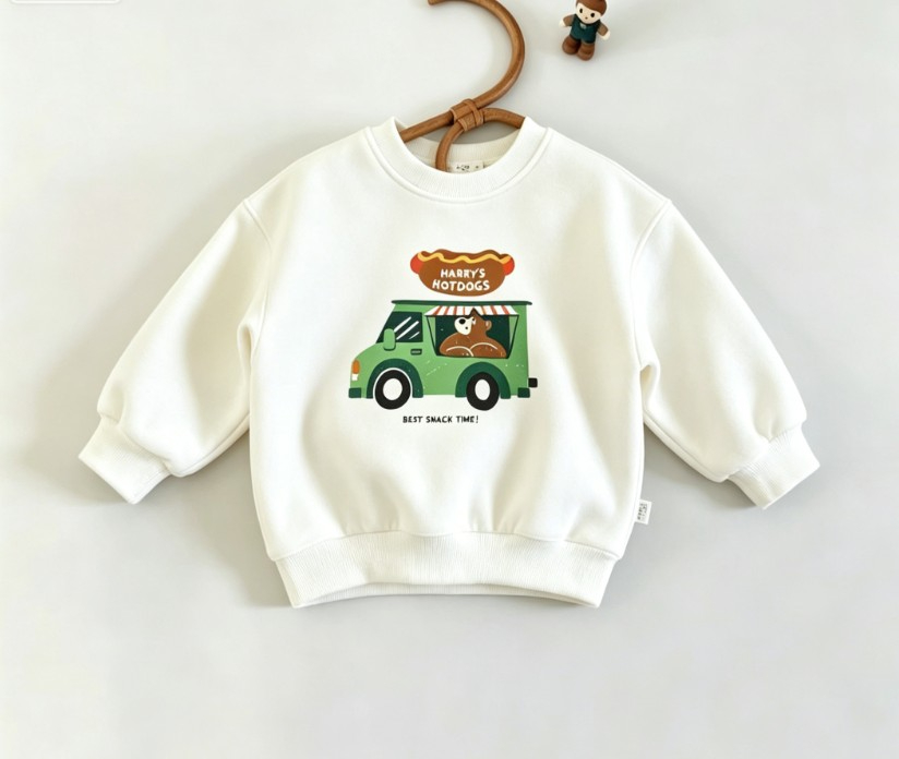 Felpa girocollo per bambini pi - Baby Food Intake recensione e prezzo